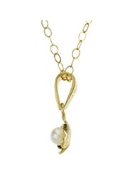 Genuine IceCarats Designer Jewelry Gift 14K Yellow Gold Youth Flower Nck W/15 Ch. 05.47X04.97 Mm Children&apos;s Flower Necklace W/15" Chain Youth Flower Nck W/15 Ch In 14K Yellow Gold