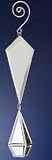 5 Elegant Beveled Mirror Drop Christmas Ornament