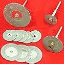 11 INDUSTRIAL DIAMOND CUT-OFF WHEELS GLASS ROCK LAPIDARY DISC SAW for ROTARY TOOLS