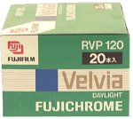 FUJIFILM フジクローム VELVIA 120 EP 12 20P