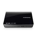 Samsung SE-208AB External USB 2.0 Slimline 8X DVD Writer - Black with AV Connectivity.