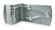 Battalion 1XMY2 Door Bumper, Steel, L 6 x H 2 7/16 In