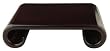 Asian Accents, Accessories & D&eacute;cor - Oriental Rosewood Rectangular Display Stand / Base w/ Scroll Design - 5 Sizes
