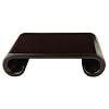 Asian Gifts & D�cor - 9" Chinese Rosewood Rectangular Display Stand / Base w/ Scroll Design 9" x 7"