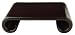 Asian Accents, Accessories & Décor - Oriental Rosewood Rectangular Show Stand / Base w/ Scroll Design - 5 Sizes