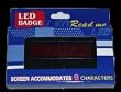 Programmable Scrolling LED Badge