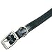 Hamilton Creased Leather Collar For Dogs - 18" - Black