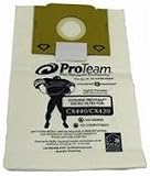 Pro-Team CX 400 Canister Vacuum Filter Bags. 5 Pack, part#103744