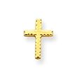14k Post Cross Earrings