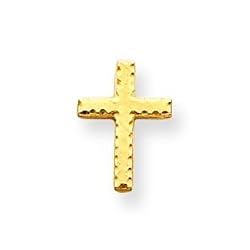 14k Post Cross Earrings