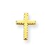 14k Post Cross Earrings