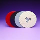 3M Disc Pad Face Plate Ribbed 80514, Extra Hard Red, 7 in