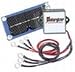 Industrial 12-Volt Solargizer - 3-Wire Split Model 735X133. Solar-powered system designed for heavily-used or stored vehicles and equipment such as cars, trucks, vans, RVs, construction and agricultural equipment. Eliminates sulphur from lead plates and trickle charges all 6- and 12-volt lead-acid batteries. Comes with two sets of positive and negative lugs on seven feet of wire. Works with two 12-volt batteries connected in parallel.