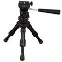 Sunpak Mini-PRO Plus Table Tripod with 3-Way Pan Head & Pan Handle - Black Anodized Finish (extends to 12.2")