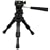 Sunpak Mini-PRO Plus Table Tripod with 3-Way Pan Head & Pan Handle - Black Anodized Finish (extends to 12.2")
