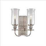 192-PN - Hudson Valley Yarmouth 2-Light Wall Sconce in Polished Nickel