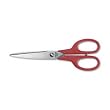 Stainless Steel Student Scissors, 6-1/4in, 3-1/4in Cut, Rt Hand, RD, Dz