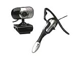 Manhattan Internet Kommunikations-Combo mit 5 Megapixel-Kamera und Headset schwarz/silber