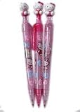 3 pcs pack Sanrio Hello Kitty Pen - Hello Kitty figure on top