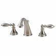 Price Pfister 049E0BK Catalina Double-Handle Widespread Lavatory Faucet with Pop-Up, Brushed Nickel