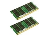 Kingston - Memory - 4 GB ( 2 x 2 GB ) - SO DIMM 200-pin - DDR II - 667 MHz - unbuffered