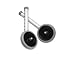 MABIS 5 Wheel Assembly for 1011 Series Rollator