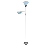 Room Essentials Silver Floor Lamp Torch/Task
