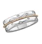 14kt. Two Tone, 1/2 ct. tw. Diamond Anniversary Ring