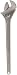 Crescent AC124 24" Chrome Finish, Tapered Handle, Adjustable Wrench
