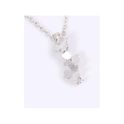 Sterling Silver Shamrock Spiral Pendant Necklace - Made in Ireland