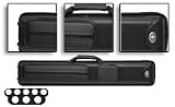 Elite Nexus 3 Butt/5 Shaft Hard Tube Spring Loaded Pool Cue Case