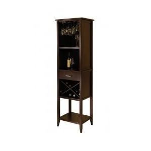 Palani Wine Tower in Walnut by Winsome Trading Company