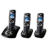 Panasonic Schnurlostelefon KX-TG8323GB Trio mit AB schwarz (analog) - 