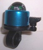Compass Bell Bicycle Bike Blue Accessories