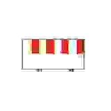 Ninco 6 X Border Straight 10cm