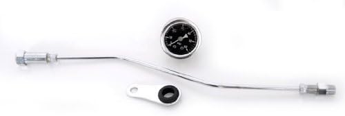 Oil Pressure Oil Filled Gauge with Mounting Kit for Harley-Davidson Big Twins Evo