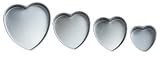 Wilton Decorative Preferred 4-Piece Heart Pan Set