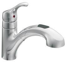 Moen, Inc. 87316C Renzo Single Handle Pullout Kitchen Faucet