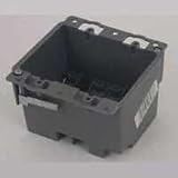 Electrical Boxes: 2 Gang PVC Outlet Box with Clamps