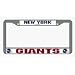 New York Giants Chrome License Plate Frame - Set of 2