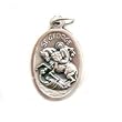 Saint George - Saint Paul - Two-Sided Oxidized Medal - MADE IN ITALY