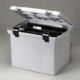 Office Products : Oxford 41747 Portafilet Letter Size Hanging File Box, 13-7/8w x 11-1/8d x 10-7/8h, Granite