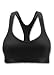Champion Women's Shape Vented Racerback Sports Bra,Black,36C