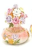 Piearth ピアース ジュエリーボックス クリスタル 宝石箱 フラワー NO24 ピンク 24-3 PK