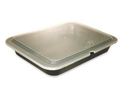 Gourmet Standard BW40141 13 inch x 9 inch Roasting Pan with Plastic Lid