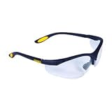 Dewalt DPG58-1C Reinforcer Clear Lens High Performance Protective Safety Glasses with Rubber Temples