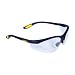 Dewalt DPG58-1C Reinforcer Clear Lens High Performance Protective Safety Glasses with Rubber Temples