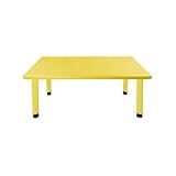 Rectangular Plastic Table Leg Height: 20", Color: Yellow ~ ECR4Kids