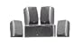 POLK AUDIO RM6700 5-Piece Home Theater Speaker System, Titanium