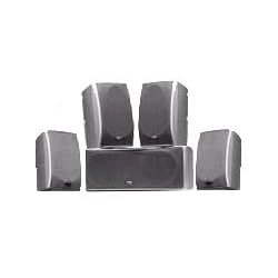 POLK AUDIO RM6700 5-Piece Home Theater Speaker System, Titanium